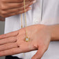 Gold Love Knot Necklace for Women