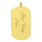 I Love You Military Chain Necklace for Son – Personalized Engraved Gift
