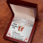 To My Girlfriend - Forever Love Heart Necklace - PrittiJewelry