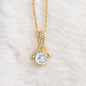 To My Lovely Wife - Alluring Beauty Necklace - PrittiJewelry