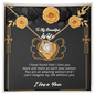 To My Beautiful Wife - Love Knot Necklace for Valentine’s Day