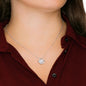 To My Beautiful Wife - Love Knot Necklace for Valentine’s Day