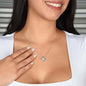 To My Beautiful Wife - Love Knot Necklace for Valentine’s Day