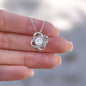 To My Beautiful Wife - Love Knot Necklace for Valentine’s Day