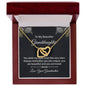 To My Beautiful Granddaughter | Interlocking Hearts Necklace