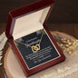 To My Beautiful Granddaughter | Interlocking Hearts Necklace