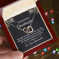 To My Beautiful Granddaughter | Interlocking Hearts Necklace