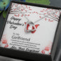 To My Girlfriend - Forever Love Heart Necklace - PrittiJewelry