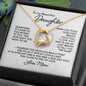 To My Daughter - Forever Love Necklace
