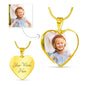 Personalize Heart Photo Necklace