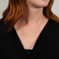 18K Gold Custom Heart Name Necklace For Her- PrittiJewelry