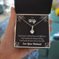 To My Wife - Alluring Beauty Necklace: A Gift That Will Make Her Smile - PrittiJewelry
