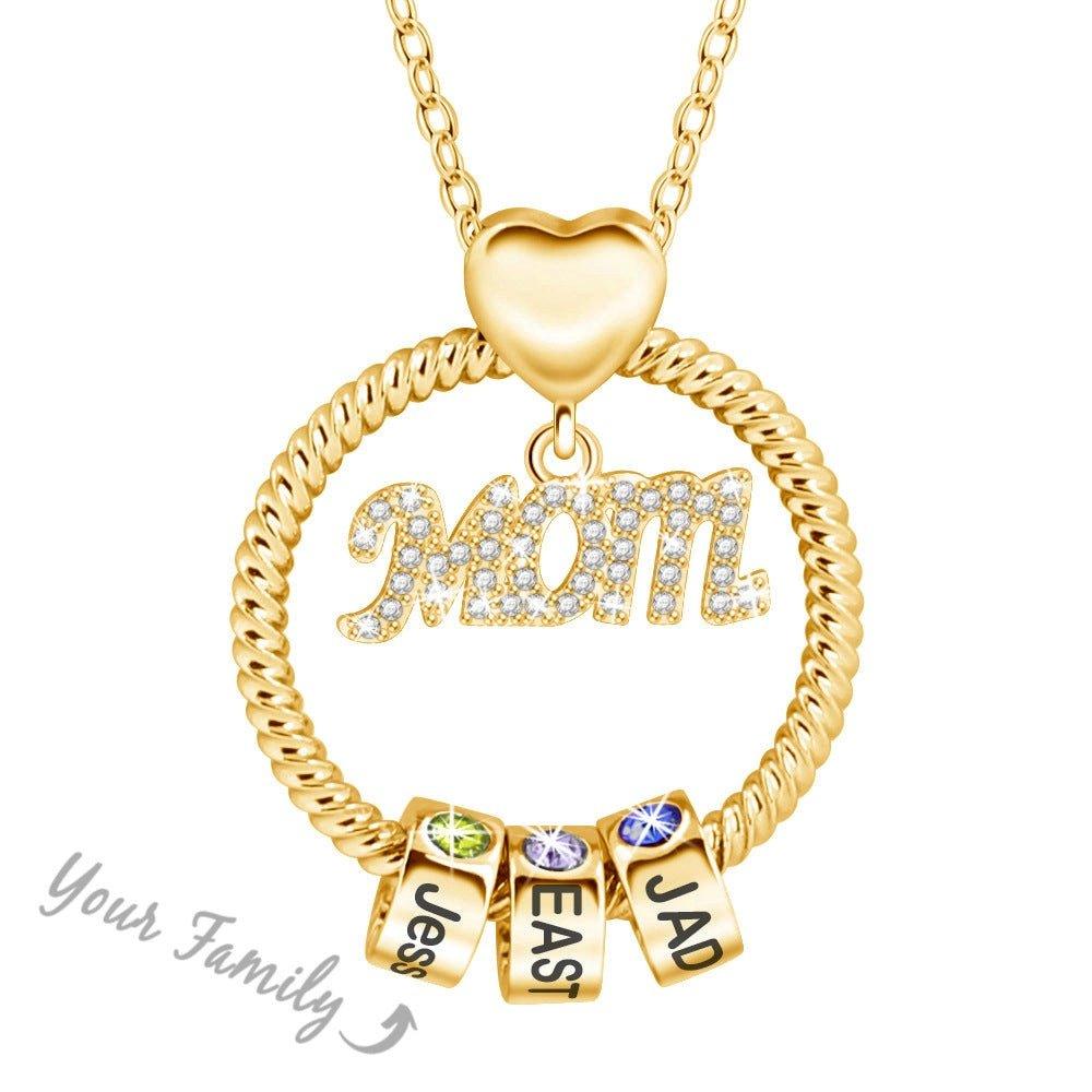Mother's Love Necklace Personalized - PrittiJewelry