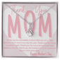 (Almost Sold Out) Thank You Mom Mother's Day Necklace - Alluring Beauty - PrittiJewelry