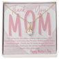 (Almost Sold Out) Thank You Mom Mother's Day Necklace - Alluring Beauty - PrittiJewelry