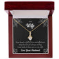 To My Wife - Alluring Beauty Necklace: A Gift That Will Make Her Smile - PrittiJewelry