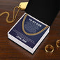 Cuban Link Chain Necklace For Son