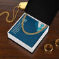 Dad Cuban Link Chain Necklace -