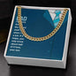 Dad Cuban Link Chain Necklace -