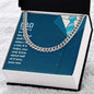 Dad Cuban Link Chain Necklace -
