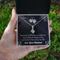 To My Wife - Alluring Beauty Necklace: A Gift That Will Make Her Smile - PrittiJewelry