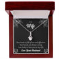 To My Wife - Alluring Beauty Necklace: A Gift That Will Make Her Smile - PrittiJewelry