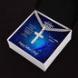 Personalized Steel Cross Necklace