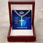 Personalized Steel Cross Necklace