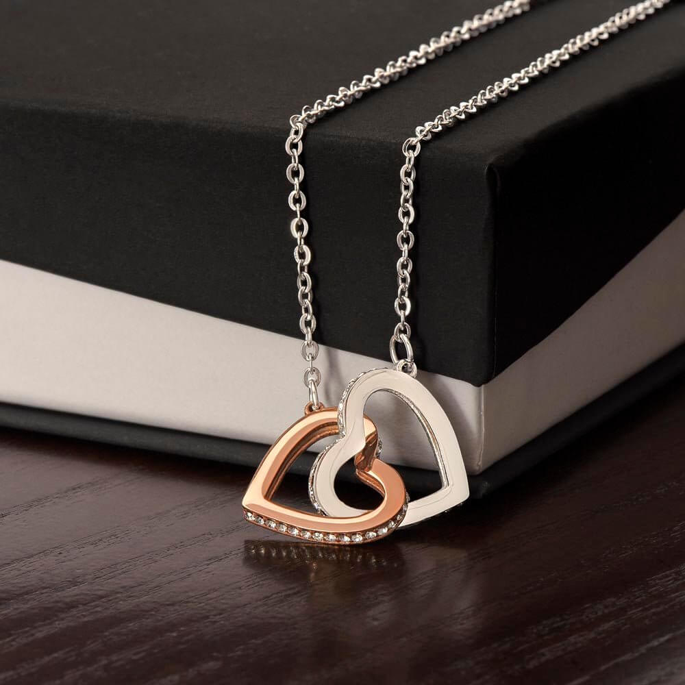 Heartfelt Connections: Timeless Interlocking Hearts Symbol (No MC) - PrittiJewelry