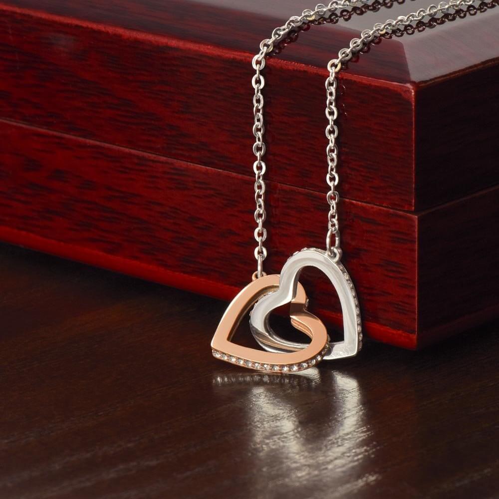 Heartfelt Connections: Timeless Interlocking Hearts Symbol (No MC) - PrittiJewelry