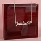 Custom Heart Name Necklace - PrittiJewelry