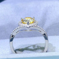 Load image into Gallery viewer, Moissanite Heart Ring 1 Carat | 925 Sterling Silver
