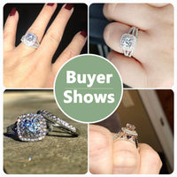 Load image into Gallery viewer, 925 Sterling Silver Engagement Ring
