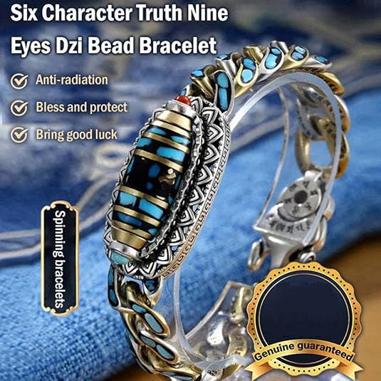 Turquoise Six-character Truth Bracelet