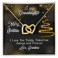 Christmas Gift for Granddaughter - Interlocking Hearts Necklace