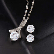 To My Future Wife - Alluring Beauty + Clear CZ Earrings: A Gift That Will Make Her Heart Sing - PrittiJewelry