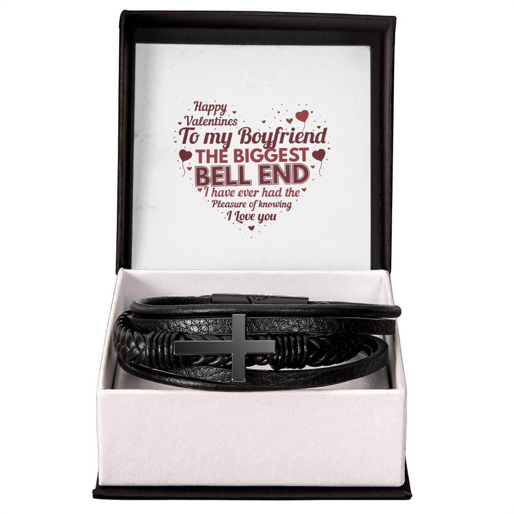 Cross Bracelet for Boyfriend