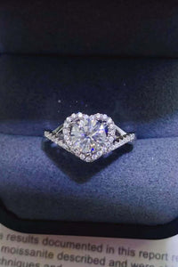 Load image into Gallery viewer, Moissanite Heart Ring 1 Carat | 925 Sterling Silver

