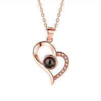 Load image into Gallery viewer, Personalized Heart Photo Projection Necklace
