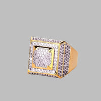 Load image into Gallery viewer, Double Color  Hip Hop Ring
