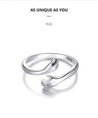 Load image into Gallery viewer, Hug Ring - PrittiJewelry
