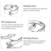 Load image into Gallery viewer, Hug Ring - PrittiJewelry
