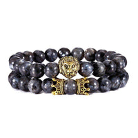 Load image into Gallery viewer, Lava Rock Lion Bracelet - Courageous Spirit
