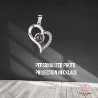 Load image into Gallery viewer, Personalized Heart Photo Projection Necklace
