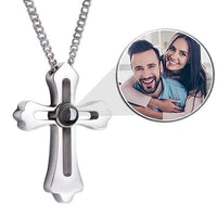 Load image into Gallery viewer, Personalized Cross Projection Necklace
