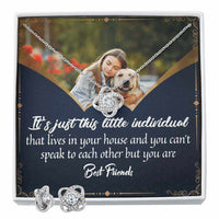 Load image into Gallery viewer, Love Knot Earring &amp; Necklace Set
