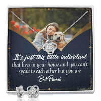 Load image into Gallery viewer, Love Knot Earring &amp; Necklace Set
