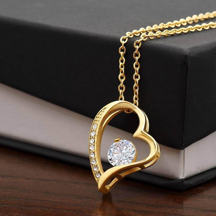 Forever Love Heart Necklace - Timeless Romantic Gift