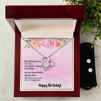 Load image into Gallery viewer, Friend Forever Necklace &amp; CZ Earrings Gift Set
