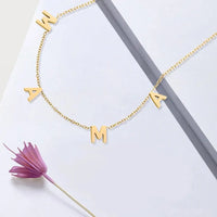 Load image into Gallery viewer, The MAMA Letter Necklace - PrittiJewelry
